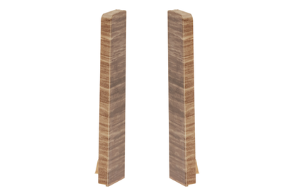 End caps for MASTERLINE skirting board 13x80mm 1 set = 2 pcs (L+R) Cezar Umbra Mat
