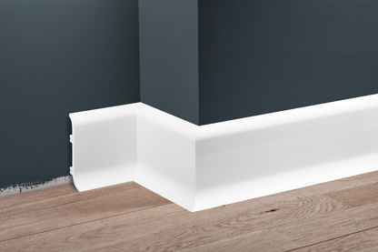 Listwa przypodłogowa LPC-40 100x32mm Cezar Biały Mat 2,44m