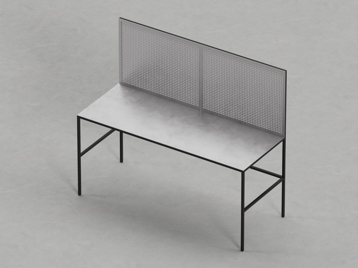 Łącznik 4-kierunkowy do rury czterokątnej 20x20x1,2mm Cezar Czarny RAL9005 mat