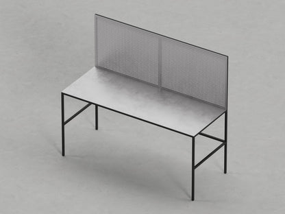 Łącznik 4-kierunkowy do rury czterokątnej 20x20x1,2mm Cezar Czarny RAL9005 mat