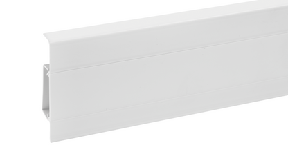 Hi Line PVC skirting board 23.4x75mm Cezar White RAL9003 Matt 2.50m