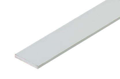 Sztanga płaska aluminiowa 25x2mm Cezar Srebrny Mat 1m