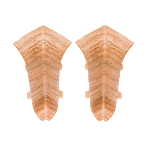 Narożnik wewnętrzny do listwy przypodłogowej Classic 22x59mm 1kpl=2szt Cezar Dąb Sonoma Ciemny Mat