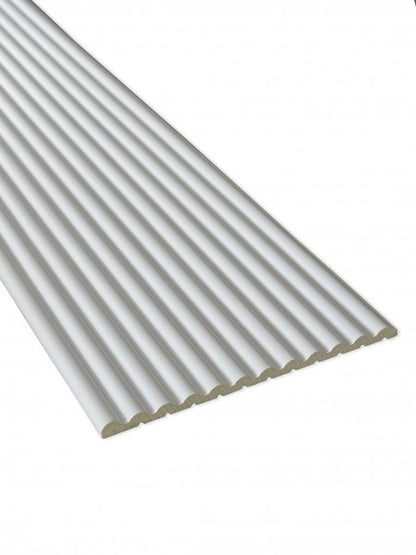 Стеновая панель LUMINO 300x13 мм, цвет Cezar, белый матовый, 2,70 м