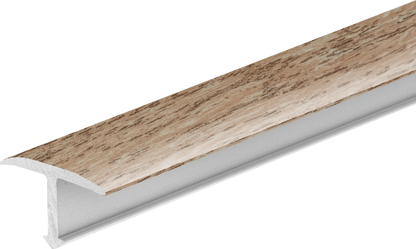 Profil fugowy gładki aluminiowy 14mm Cezar Dąb Jasny Mat 2,50m