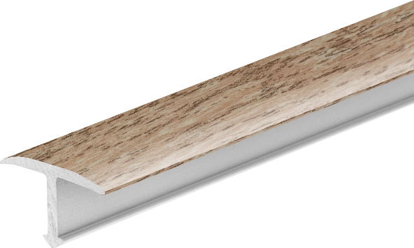 Profil fugowy gładki aluminiowy 14mm Cezar Dąb Jasny Mat 2,50m