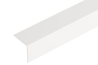 PVC profile angle 70x70x2mm \ L= 1.00m White RAL9003 [B] matt colored
