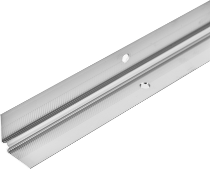 Profil do paneli aluminiowy LVT wewnętrzny 5mm 28x28mm Cezar Srebrny Mat 2,70m