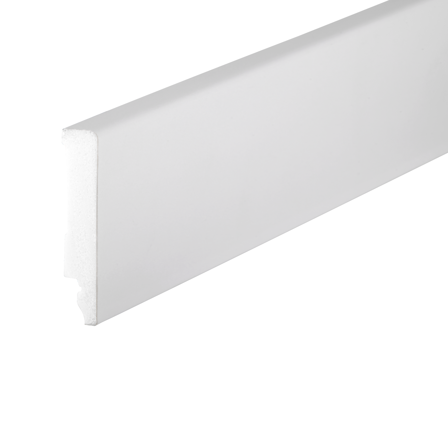 Listwa przypodłogowa 80x14mm Cezar EARTH Line Szary Jasny okleina półmat 2,20m