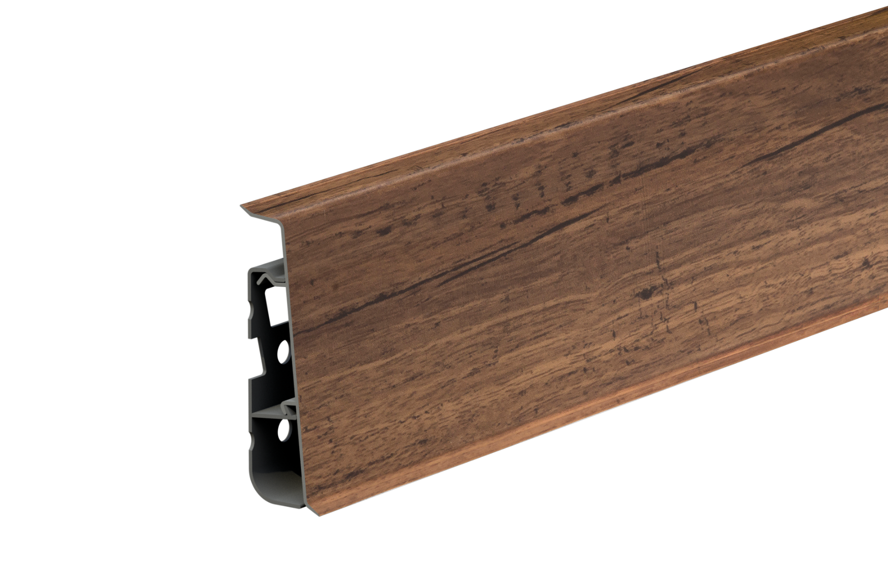 Listwa przypodłogowa PVC Hi Line Prestige 22x75mm Cezar Orzech Blues Mat 2,50m