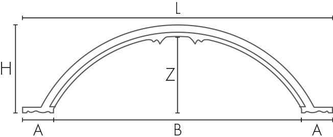 Rozeta R-32 Cezar Biały Mat
