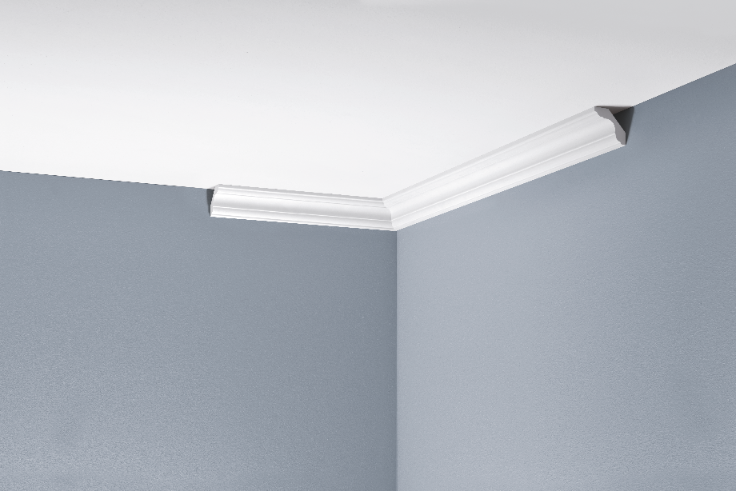 Listwa gzymsowa gładka LGG-06 Cezar Biała 2,40m