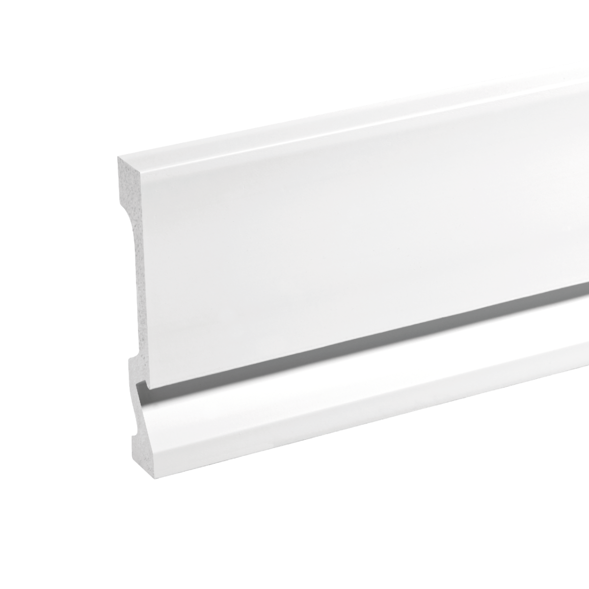 Listwa przypodłogowa LPC-29 99x16mm LED Cezar Biały Mat 2,44m