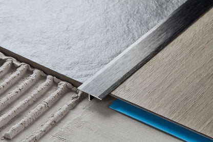 Aluminium Connecting Tile Trim 13mm Cezar Gloss 2m