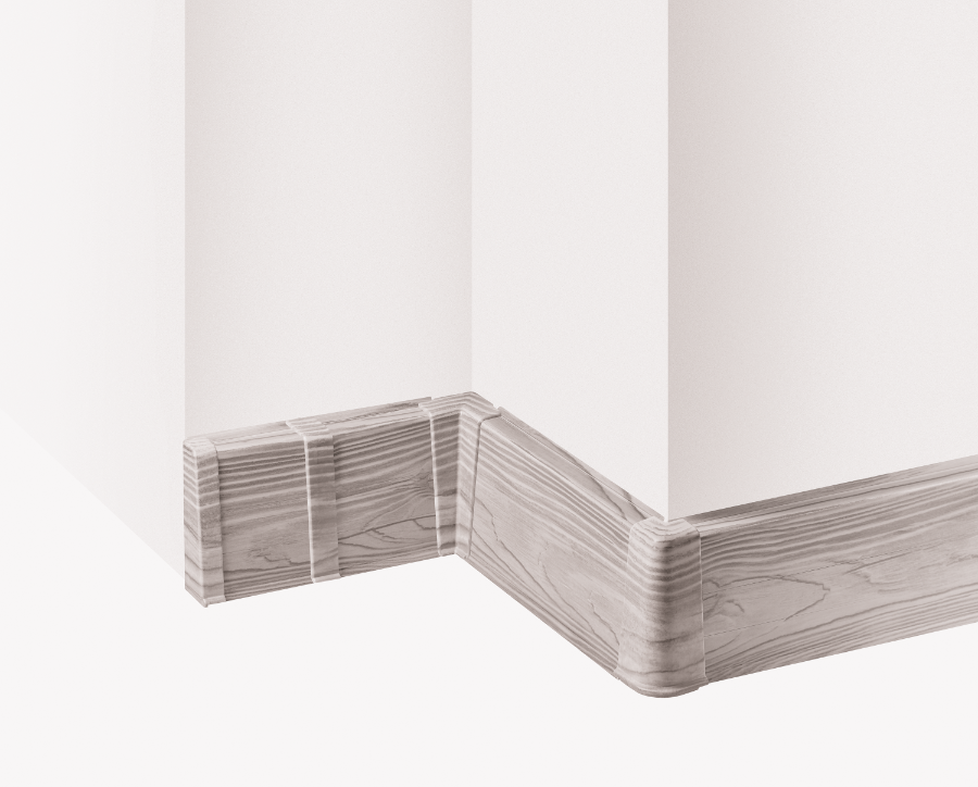 Łącznik do listwy przypodłogowej Hi Line 23,4x75mm 1kpl=2szt Cezar Platan Malibu Mat