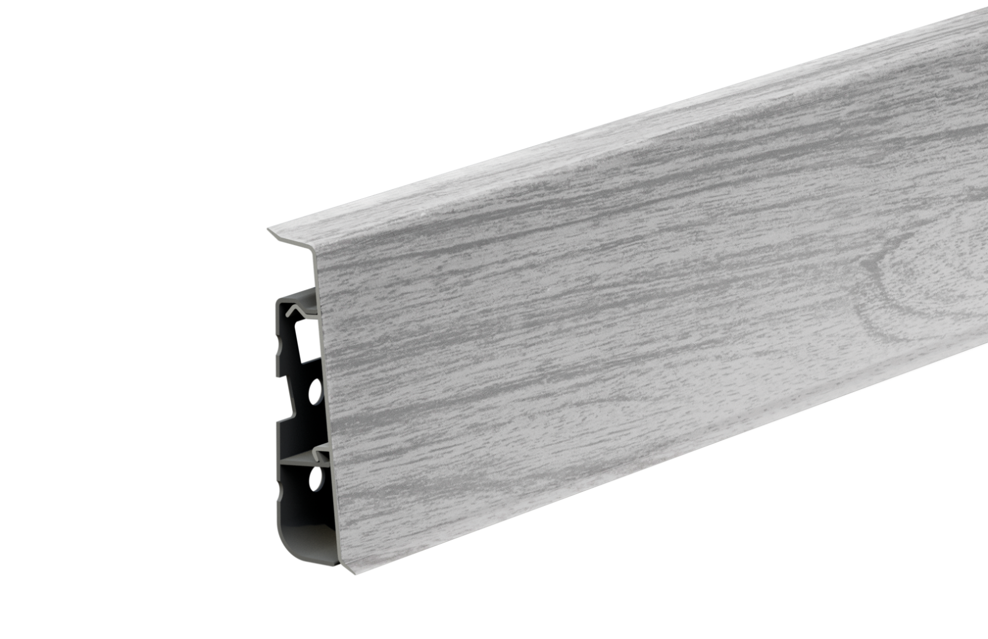 Listwa przypodłogowa PVC Hi Line Prestige 22x75mm Cezar Dąb Szary Jasny Mat 2,50m