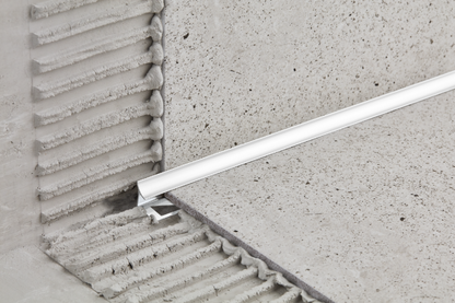 PVC internal tile profile wide 9mm Cezar White RAL9003 Matt 2.50m