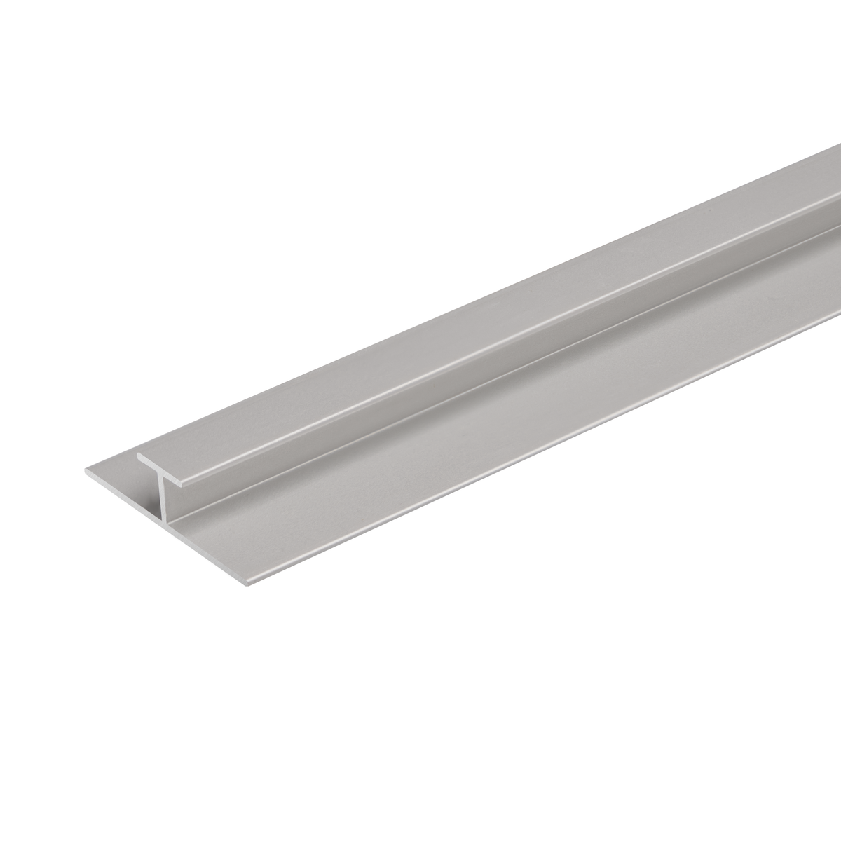 Listwa aluminiowa łącząca H do paneli SPC Cezar Srebrny mat 2,80m