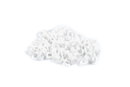 Suwak PVC z oczkiem PRIMELINE2 1opak=20szt Cezar Biały