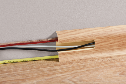 End caps for Slim skirting board 1 set = 2 pcs (L+R) Cezar Oak Riverside Matt