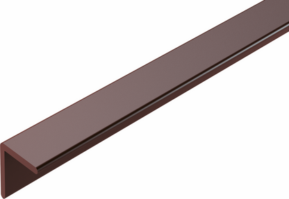 Garden finishing strip 35x35mm Cezar Brown RAL 8019 2.20m