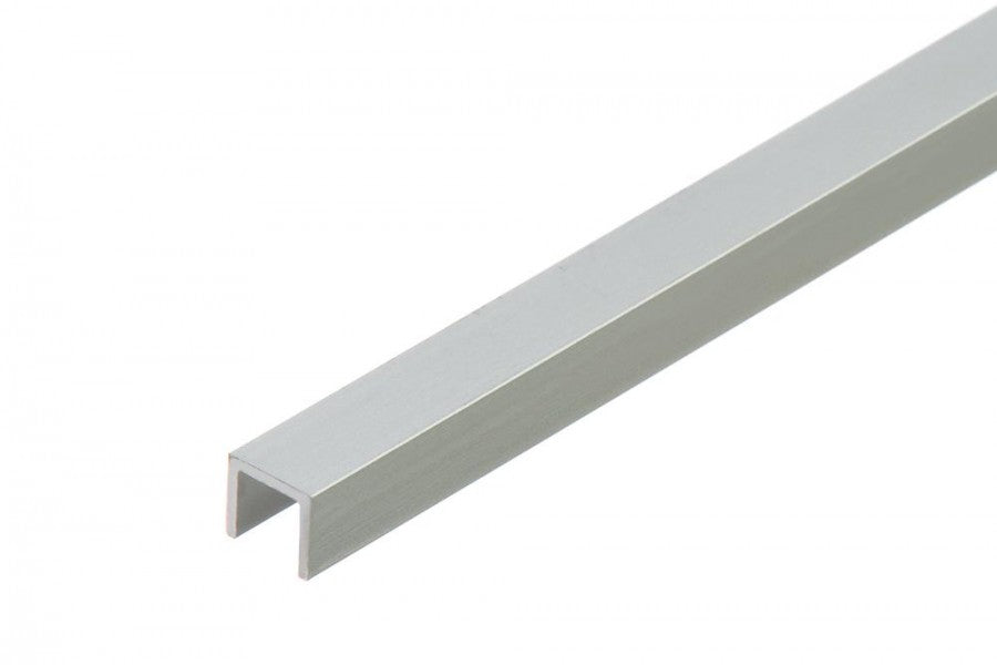 Forma U aluminiowa 8x8x1mm Cezar Srebrny Mat 2m