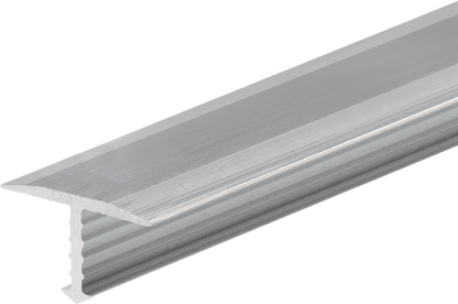 Aluminum joint profile 26mm Cezar Natural raw 2.50m