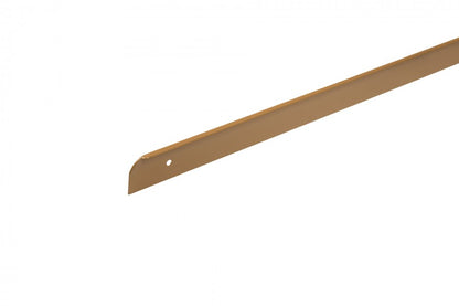 Алюминиевая планка для столешницы, левая сторона, 28 мм, цвет «Цезарь Бук», RAL3030, глянцевая, 0,60 м