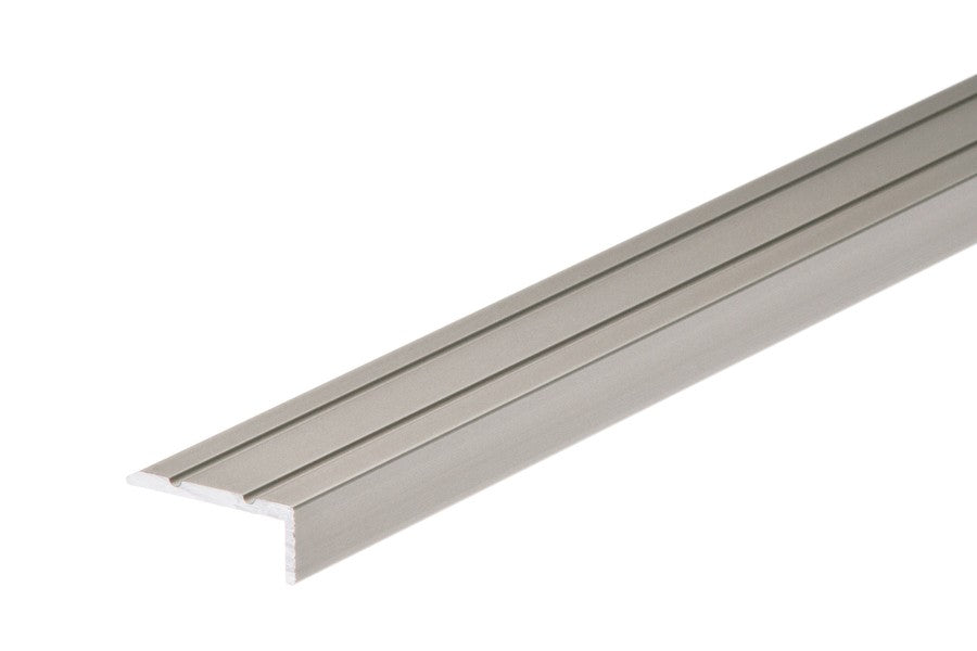 AL narrow glued stair profile 25x10mm L=2.00m Champagne