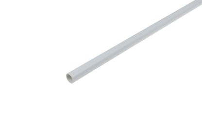PVC round pipe 10x1mm L= 2.75m White