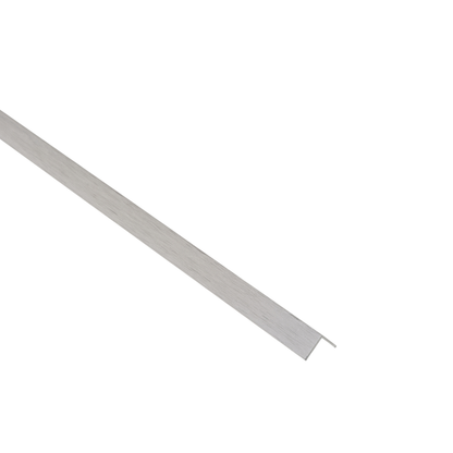 AL angle section 10x10x1mm L= 2.50m Gray Metal Brush