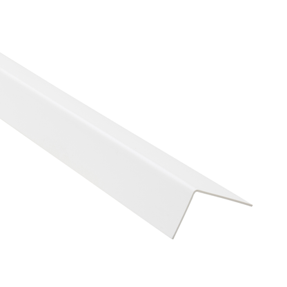 PVC profile angle 50x30x1.5mm L= 2.60m White RAL9003 matt