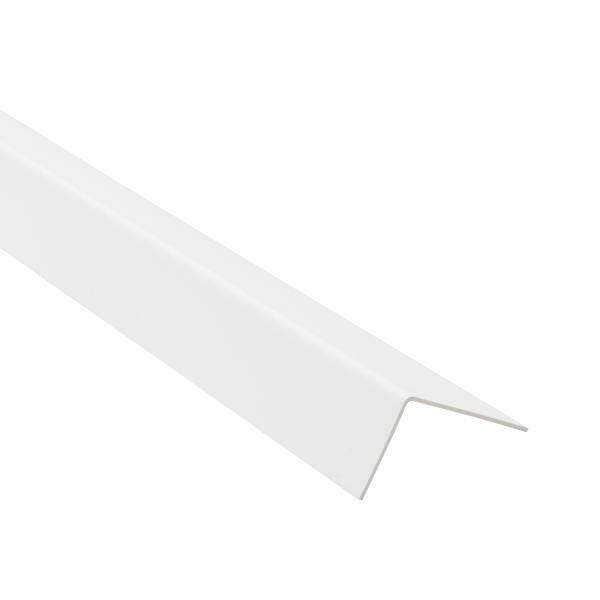 PVC profile angle 50x30x1.5mm L= 2.60m White RAL9003 matt