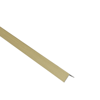 AL angle section 15x15x1mm L= 2.50m Light Gold Brushed