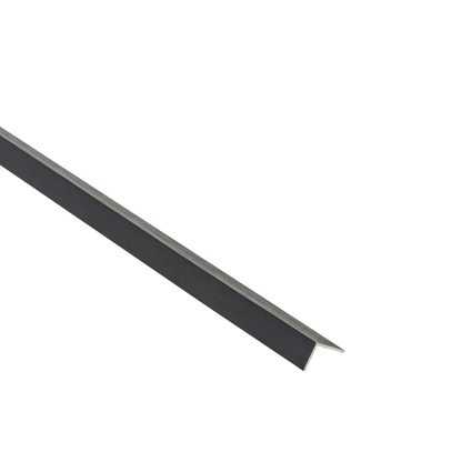 AL angle section 15x10x1mm L= 1.00m Black Brushed