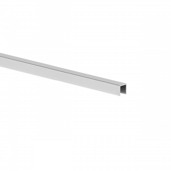 AL U-shaped profile 10x10x1mm L= 1.00m Silver