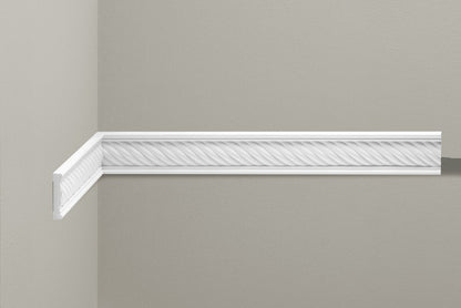 Decorated wall strip 06F White 101