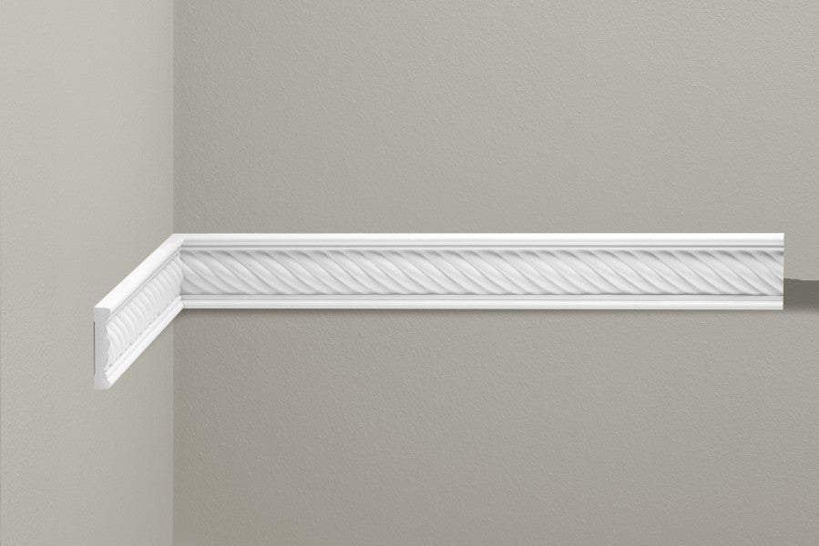 Decorated wall strip 06F White 101