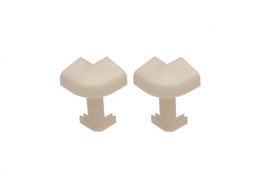 External corner for LDO ribbed carpet strip 1 set = 2 pcs Beige 1001