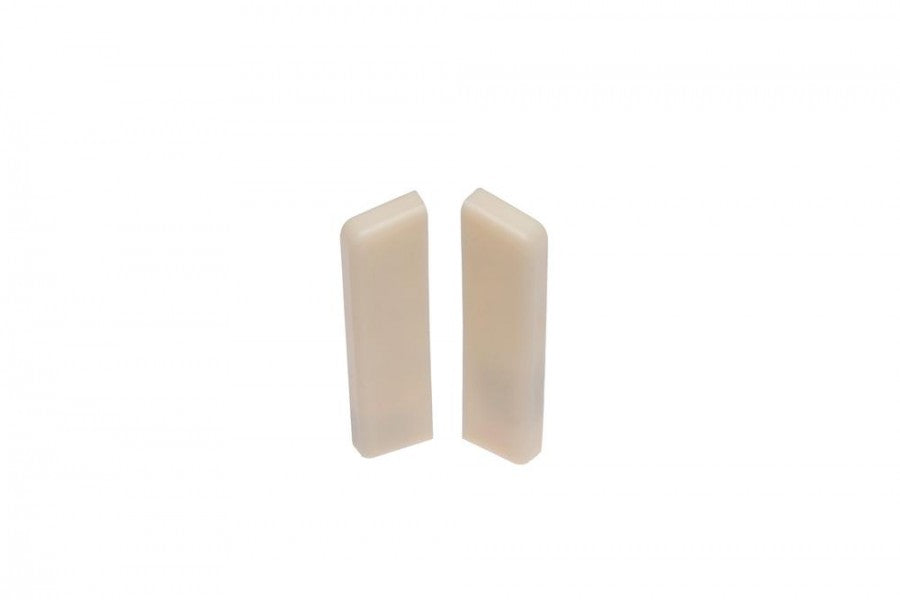 End caps for LDO ribbed carpet strip 1 set = 2 pcs (L+P) Beige 1001