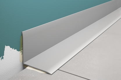 PVC floor tape, 0.8mm thick, 24x28mm, 1KT=5pcs, L=15m, Light Gray