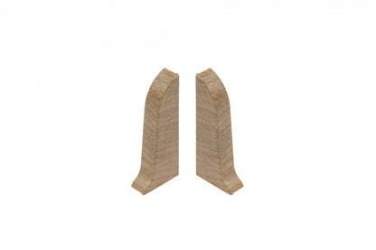 Zaślepki do listwy przypodłogowej Classic 22x59mm 1kpl=2szt(L+P) Cezar Dąb Klepka Mat