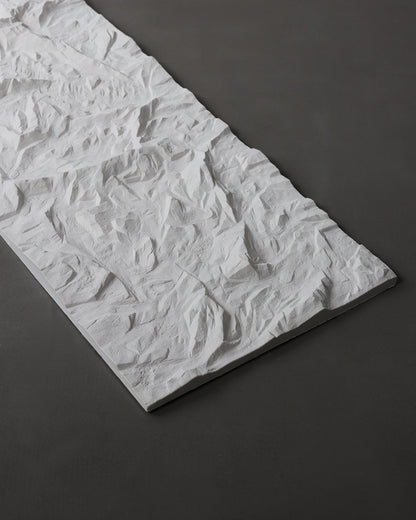 Panel ścienny SANTERO-T1 [600x2900x50mm] Cezar klejony FLEX Biały 2,90m