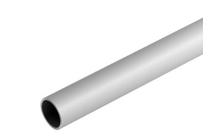 Rura okrągła aluminiowa 20x1,5mm Cezar Srebrny mat 1m