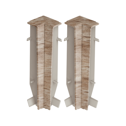 Внутренний угловой профиль для плинтуса MASTERLINE 13x80 мм. 1 комплект = 2 шт. Cezar Pacyfik Mat