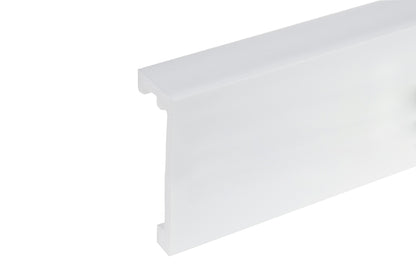 Cezar curtain rod 150x45mm Matt White 2.44m