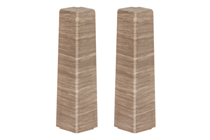 Narożnik zewnętrzny do listwy przypodłogowej MASTERLINE 13x80mm 1kpl=2szt Cezar Light Coffee Mat