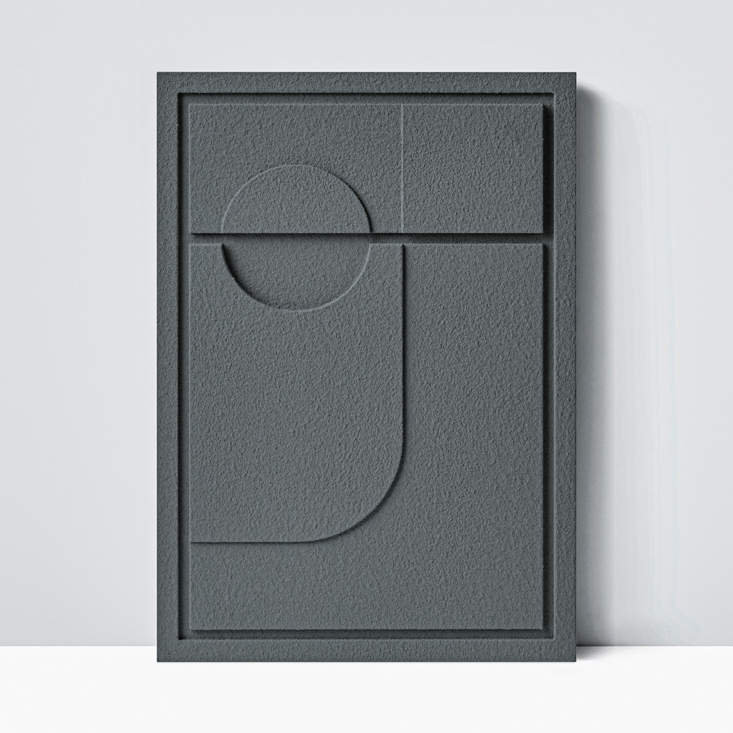 Wall Decor 500x700x18mm GEOMETRIC 2 MURSO Smokey Grey