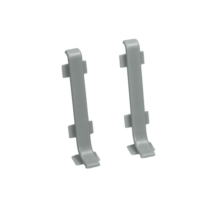 Łącznik do listwy przypodłogowej 59mm 1kpl=2szt Cezar Platyna El-Poler Szczotkowany Połysk