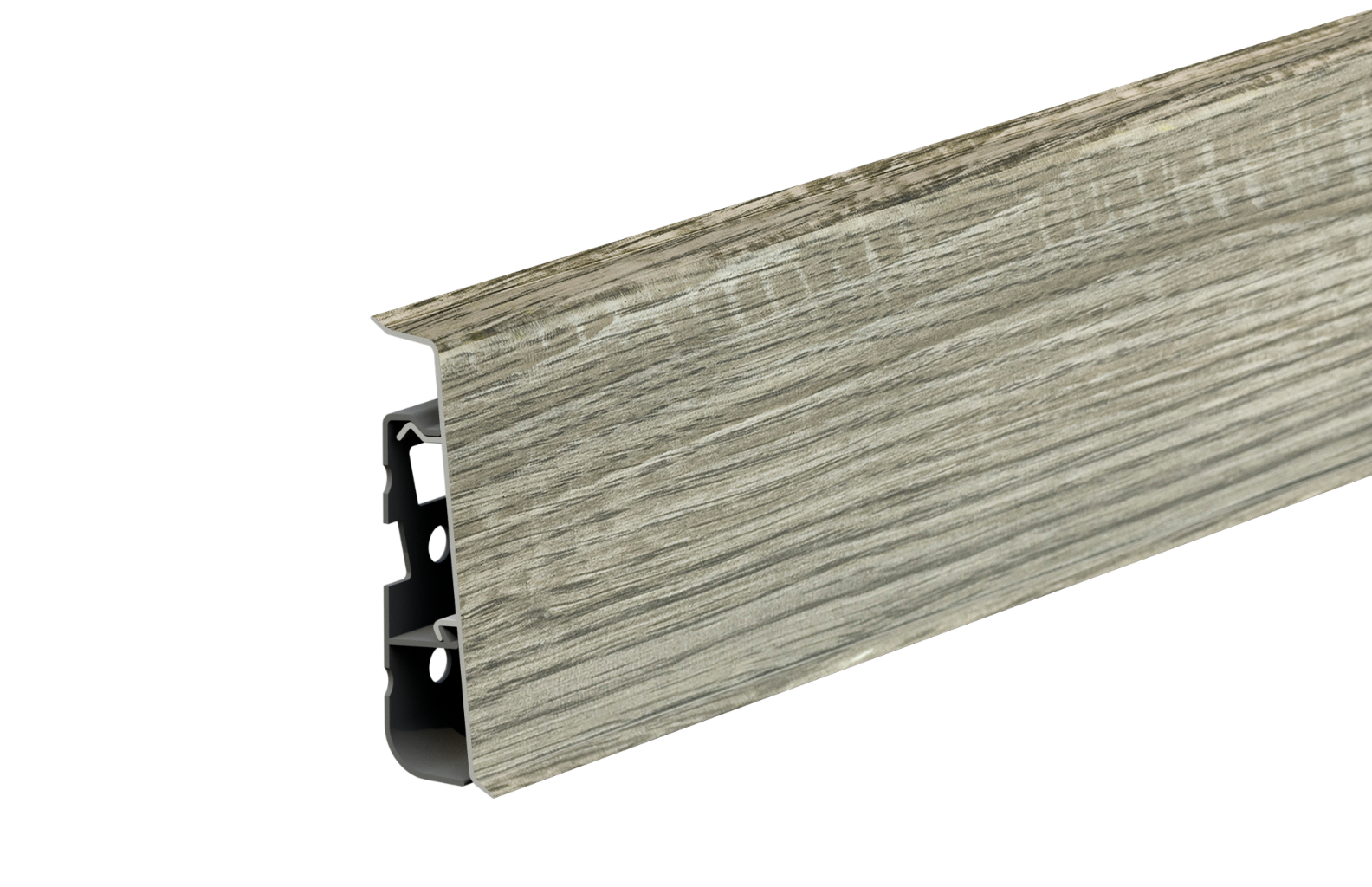 Listwa przypodłogowa PVC Hi Line Prestige 22x75mm Cezar Sosna Ciemna Agas Mat 2,50m